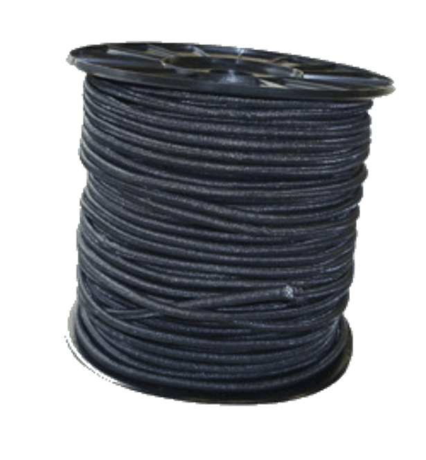 Hovedbilde Rund strikk polyester 3 mm sort 