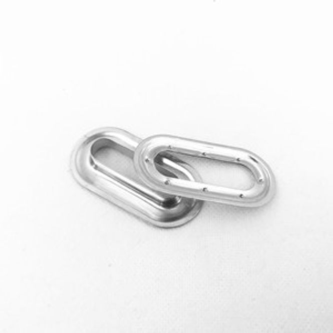 Hovedbilde MALJE OVAL 40 X 10 MM FORNIKLET