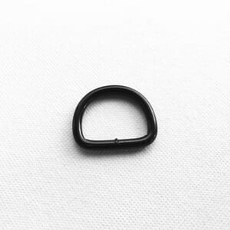 SPENNE 30 MM D-RING METALL SVART